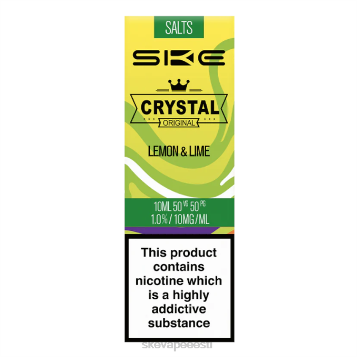 SKE Vape Authentication - SKE kristalne nikkelsool - 10 ml sidrun & laim BD60X116