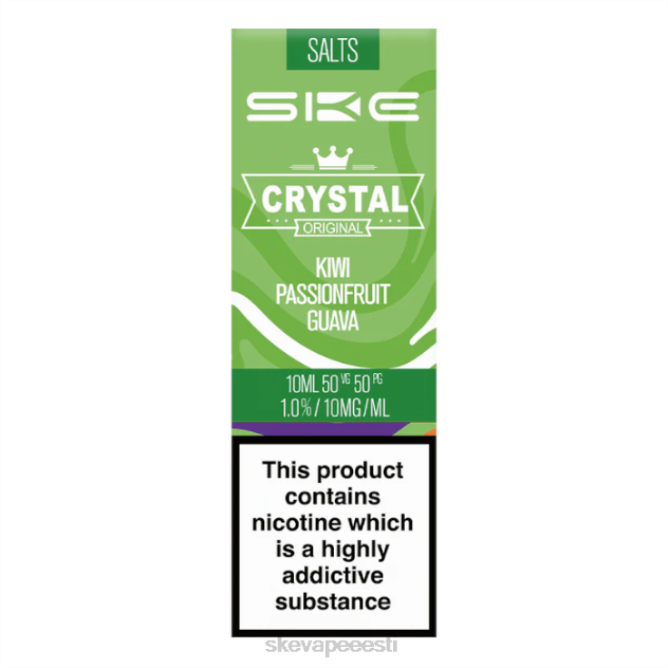 SKE Vape Crystal - SKE kristalne nikkelsool - 10 ml kiivi passionfruit guajaav BD60X115