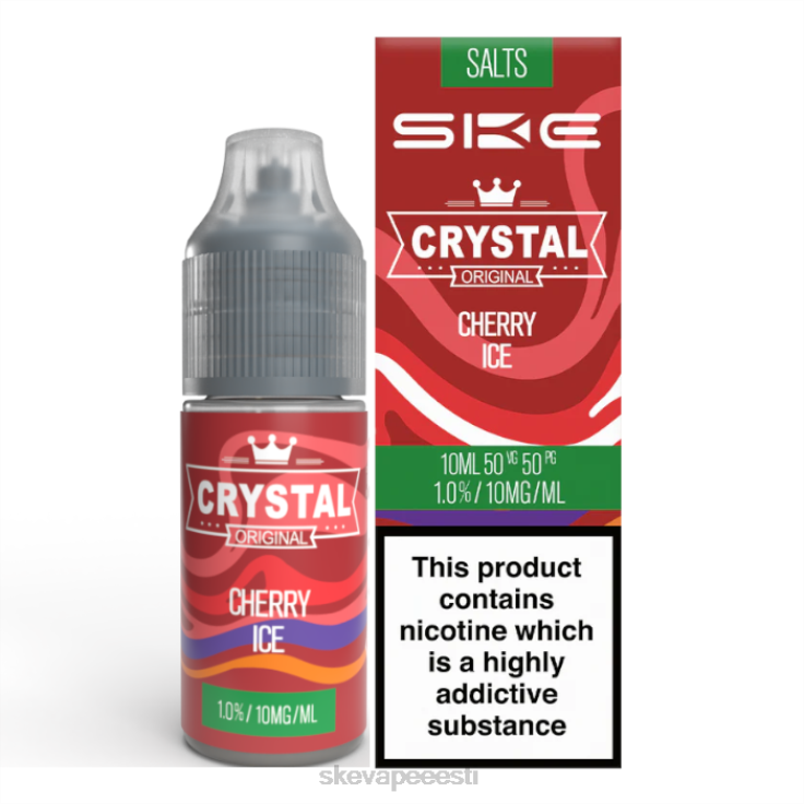 SKE Vape Flavours - SKE kristalne nikkelsool - 10 ml kirsijää BD60X114