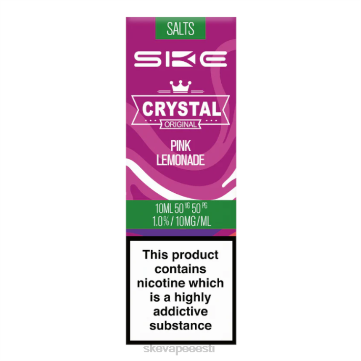SKE Vape Refills - SKE kristalne nikkelsool - 10 ml roosa limonaad BD60X117